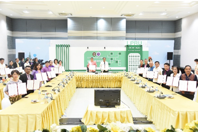 คณะวิจัยได้ดำเนินการประชุมเพื่อแลกเปลี่ยนความคิดเห็นถึงปัญหาผักตบชวาในพื้นที่