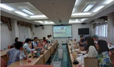 คณะวิจัย โครงการ “การพัฒนานวัตกรรมเพื่อการแก้ปัญหาผักตบชวาในแม่น้ำวังภายใต้หลักปรัชญาเศรษฐกิจพอเพียง