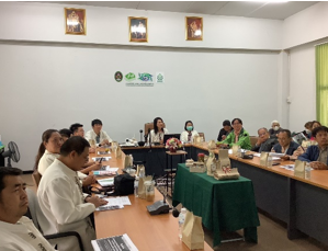 คณะวิจัย โครงการ “การพัฒนานวัตกรรมเพื่อการแก้ปัญหาผักตบชวาในแม่น้ำวังภายใต้หลักปรัชญาเศรษฐกิจพอเพียง
