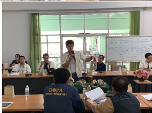 คณะวิจัย โครงการ “การพัฒนานวัตกรรมเพื่อการแก้ปัญหาผักตบชวาในแม่น้ำวังภายใต้หลักปรัชญาเศรษฐกิจพอเพียง