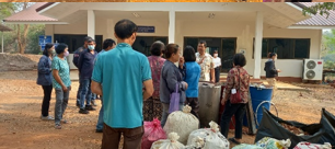 คณะวิจัย โครงการ “การพัฒนานวัตกรรมเพื่อการแก้ปัญหาผักตบชวาในแม่น้ำวังภายใต้หลักปรัชญาเศรษฐกิจพอเพียง