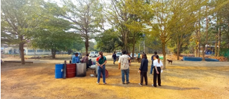 คณะวิจัย โครงการ “การพัฒนานวัตกรรมเพื่อการแก้ปัญหาผักตบชวาในแม่น้ำวังภายใต้หลักปรัชญาเศรษฐกิจพอเพียง
