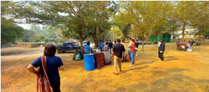 คณะวิจัย โครงการ “การพัฒนานวัตกรรมเพื่อการแก้ปัญหาผักตบชวาในแม่น้ำวังภายใต้หลักปรัชญาเศรษฐกิจพอเพียง